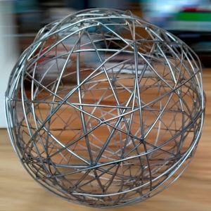 Wire Sphere Deco Ball 9"